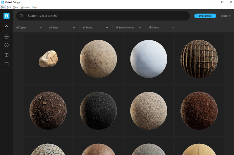 Quixel Bridge截图1