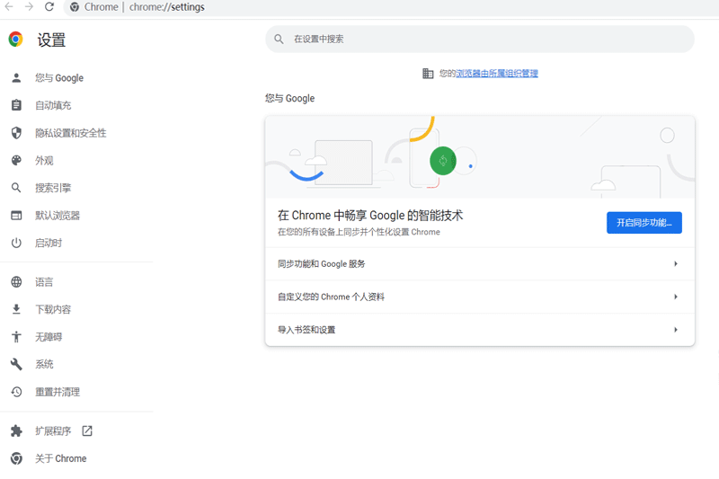 Chrome浏览器截图1