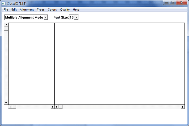 ClustalX截图3