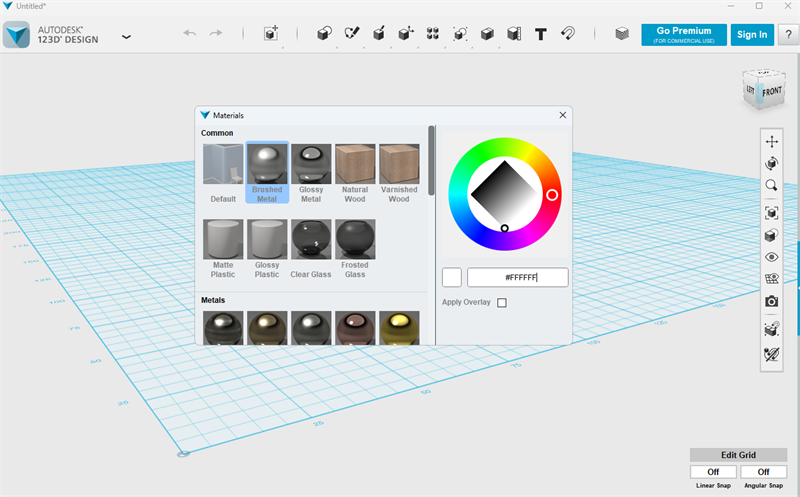 Autodesk 123d design截图1