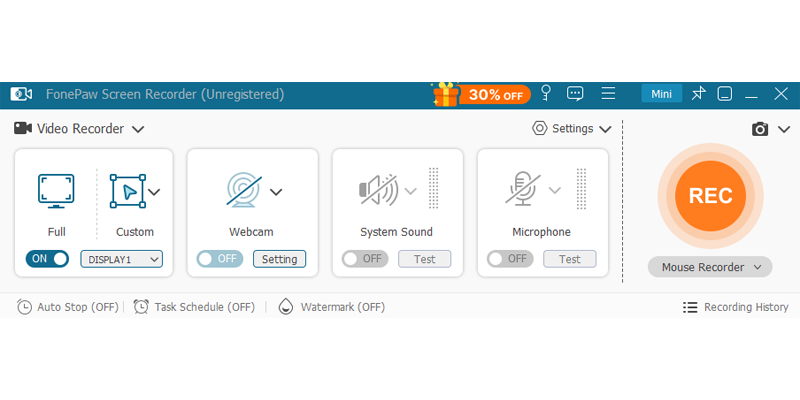 FonePaw Screen Recorder截图1