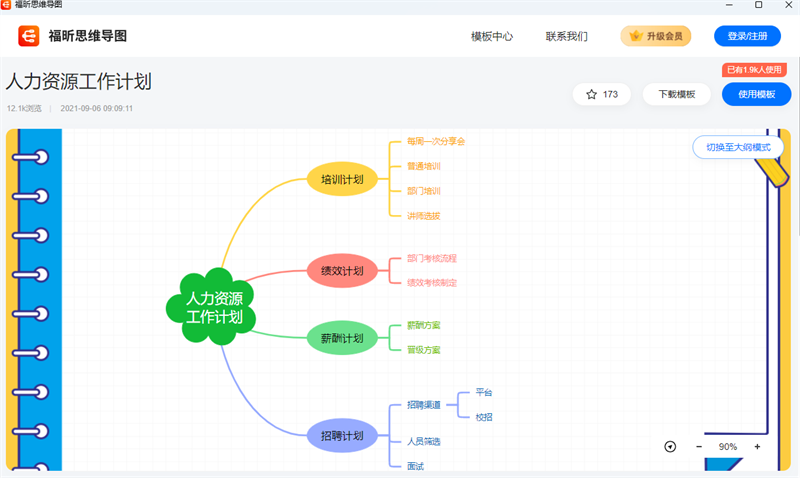 福昕思维导图32位截图6