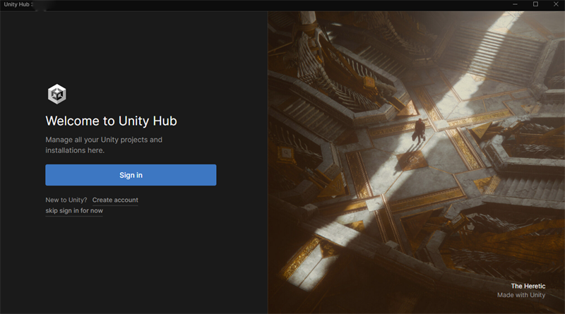 Unity Hub截图1