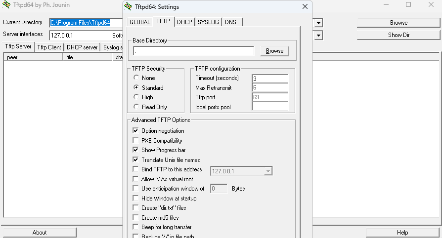 Tftpd64截图3
